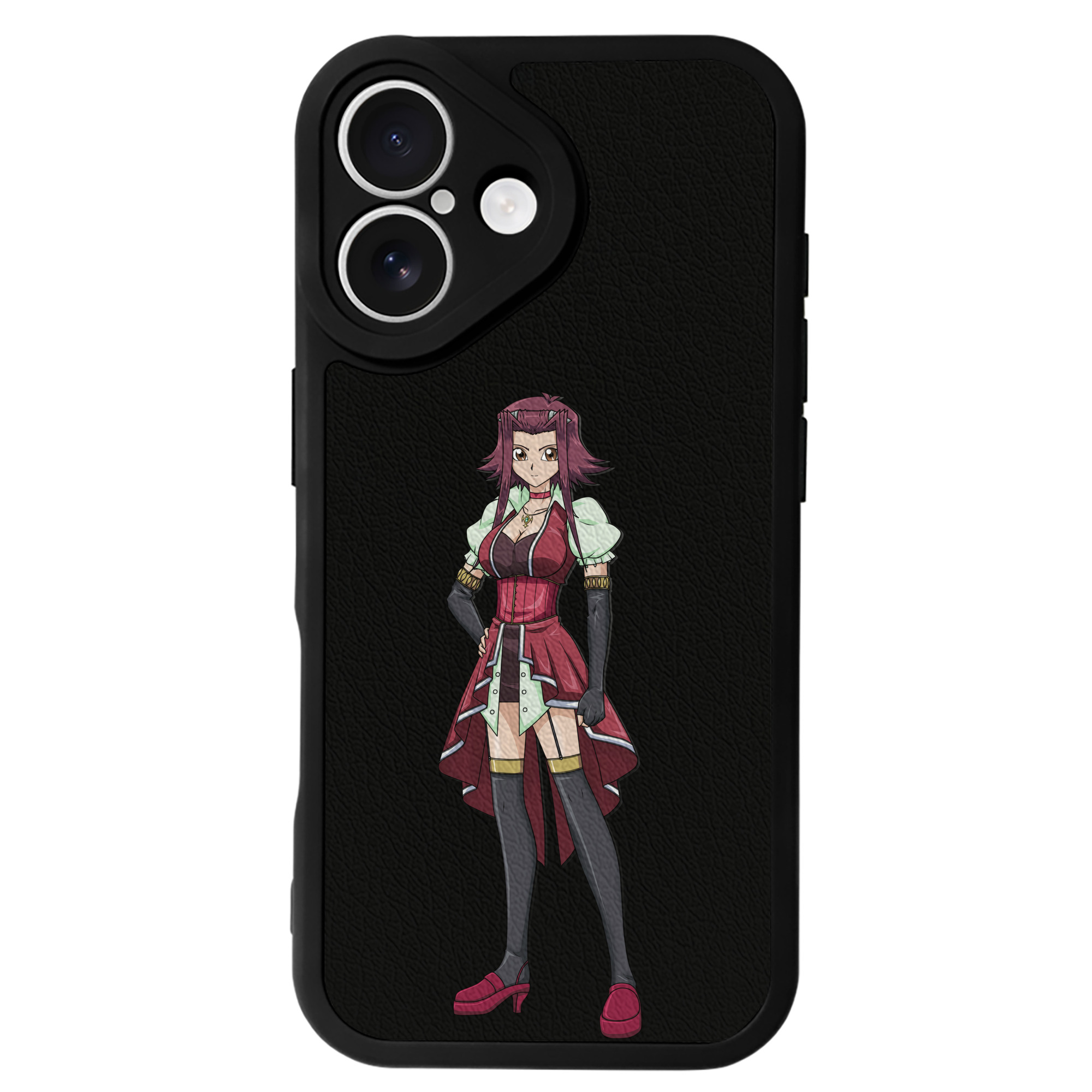 遊☆戯☆王 Yu-Gi-Oh! 【iPhone 16シリーズ対応】シリコンスマホケース（レザー調） 材質：シリコン